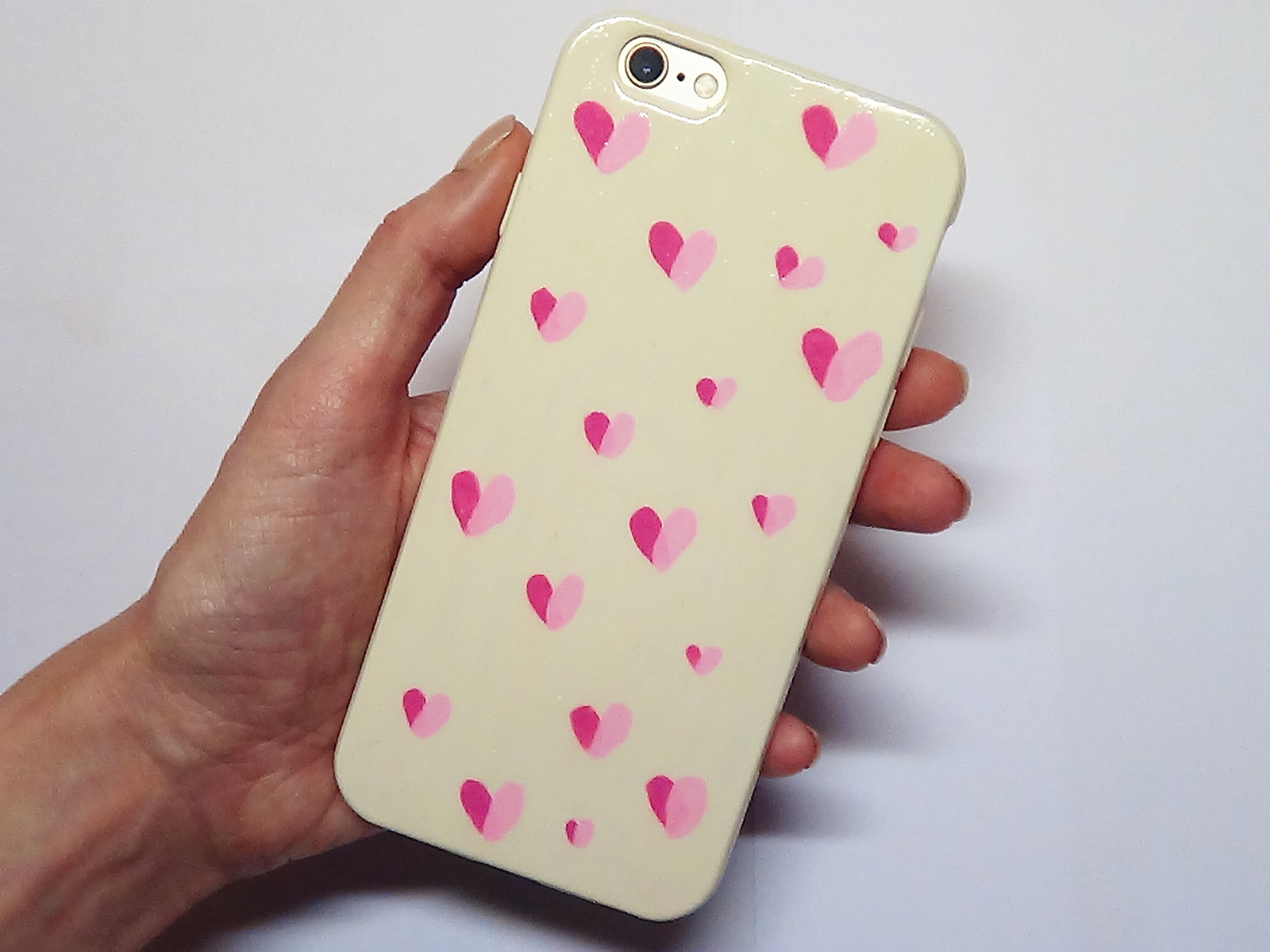 DIY Hearts Phone Case