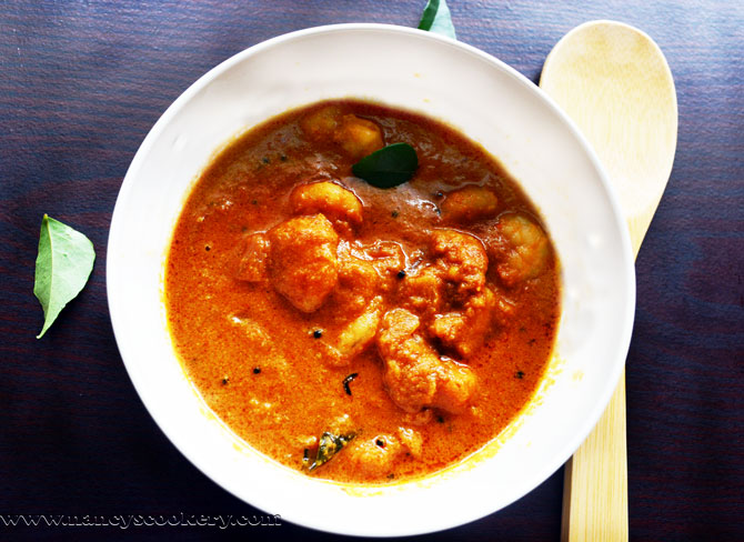 Shrimp / prawn Curry - Indian style Recipe