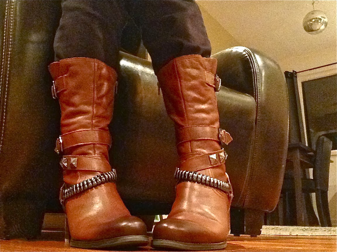 on my toes: the story on the boots....