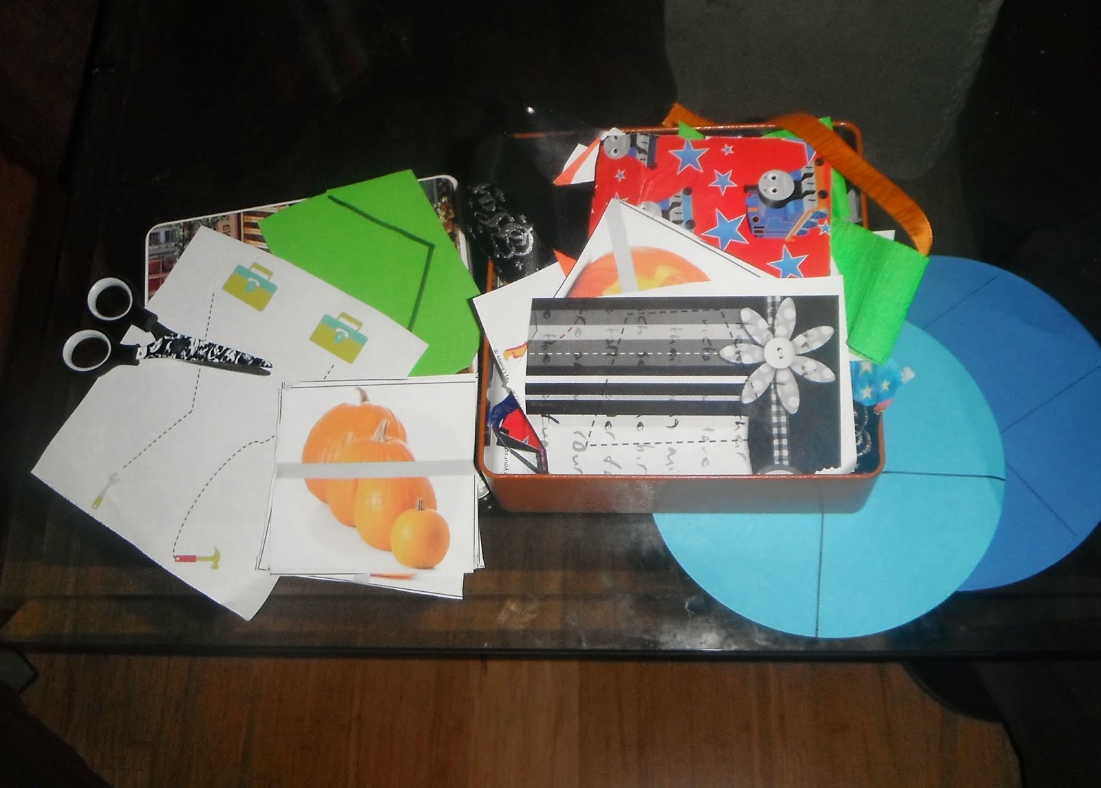 Adventures at home with Mum The Scissor Box Practise cutting with