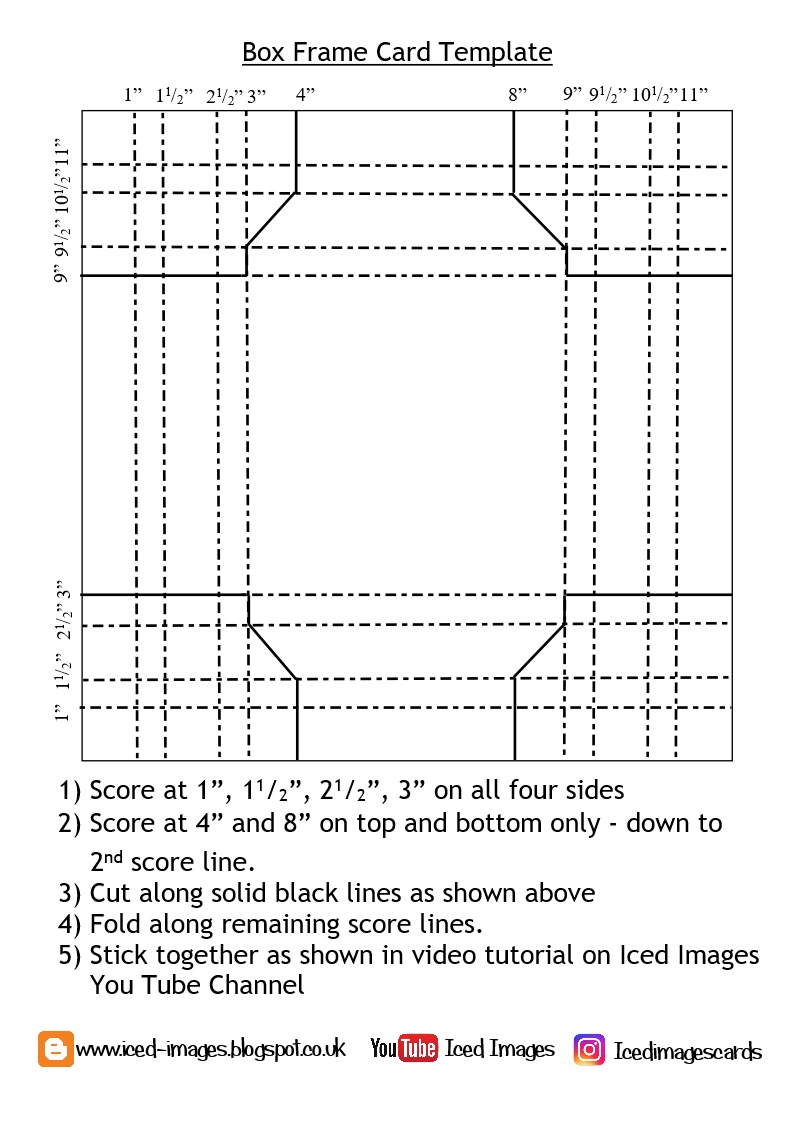 IcedImages Box Frame Set Of Drawers