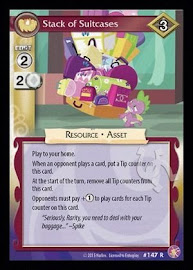 My Little Pony Stack of Suitcases Absolute Discord CCG Card