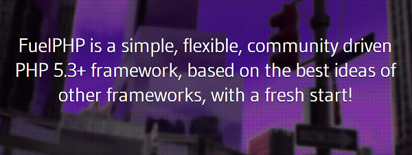 FuelPHP framework FuelPHP framework