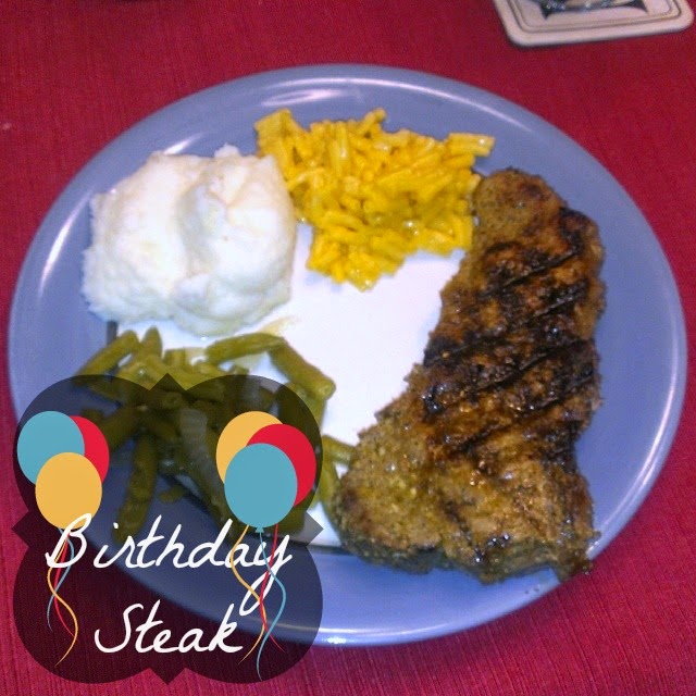 Birthday Steak Dinner | Gigglebox Tells it Like it is