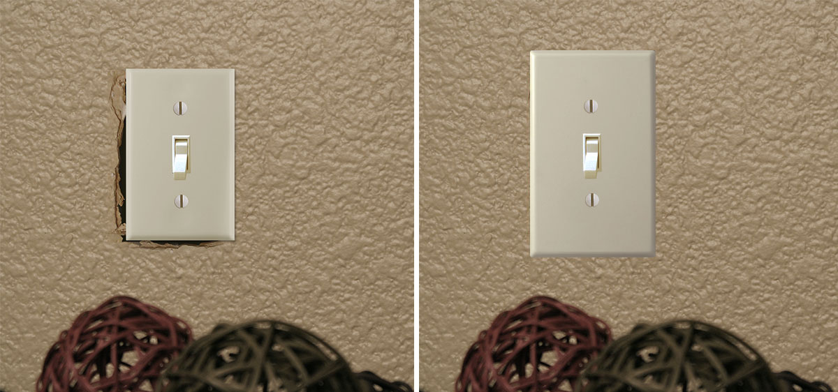 Kyle Switch Plates Extend Your Plate To Protect Wall Or Depending On The Size Of Plate And Shape Opening Decora Rocker Toggle Or Duplex Oversized Jumbo Switchplates Come In A Variety
