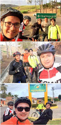 De Panelas-PE até praia de Péroba-AL de viagem de bicicleta