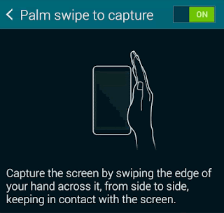Screenshot Galaxy S5 Palm Swipe