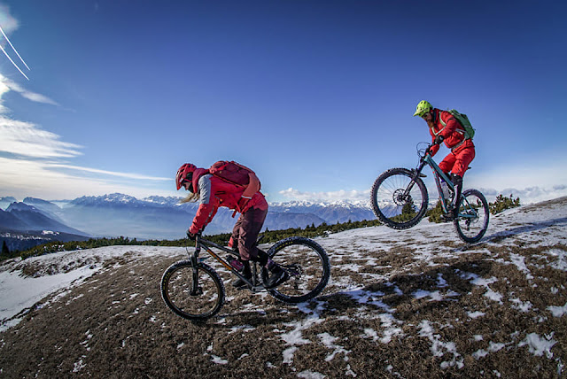 Fat Mountainbike Ride Monte Roen Bozen Kaltern