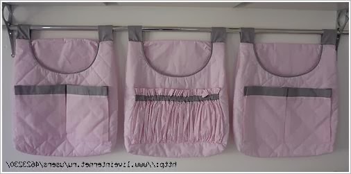 Карманы для стен детской комнаты, бортики на кроватки. Hanging cloth storage pockets Kid's Room