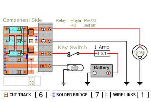 Relay Based Motorcycle Alarm Circuit Diagrams | Super Circuit Diagram