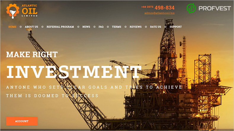 Повышение проекта Atlantic Oil Повышение Atlantic Oil