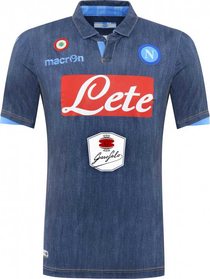 Macron SSC Napoli Jeans Away Kit Released Footy Headlines