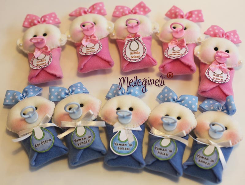 Meleğin Eli bebek kapı süsleri ve bebek şekerleri