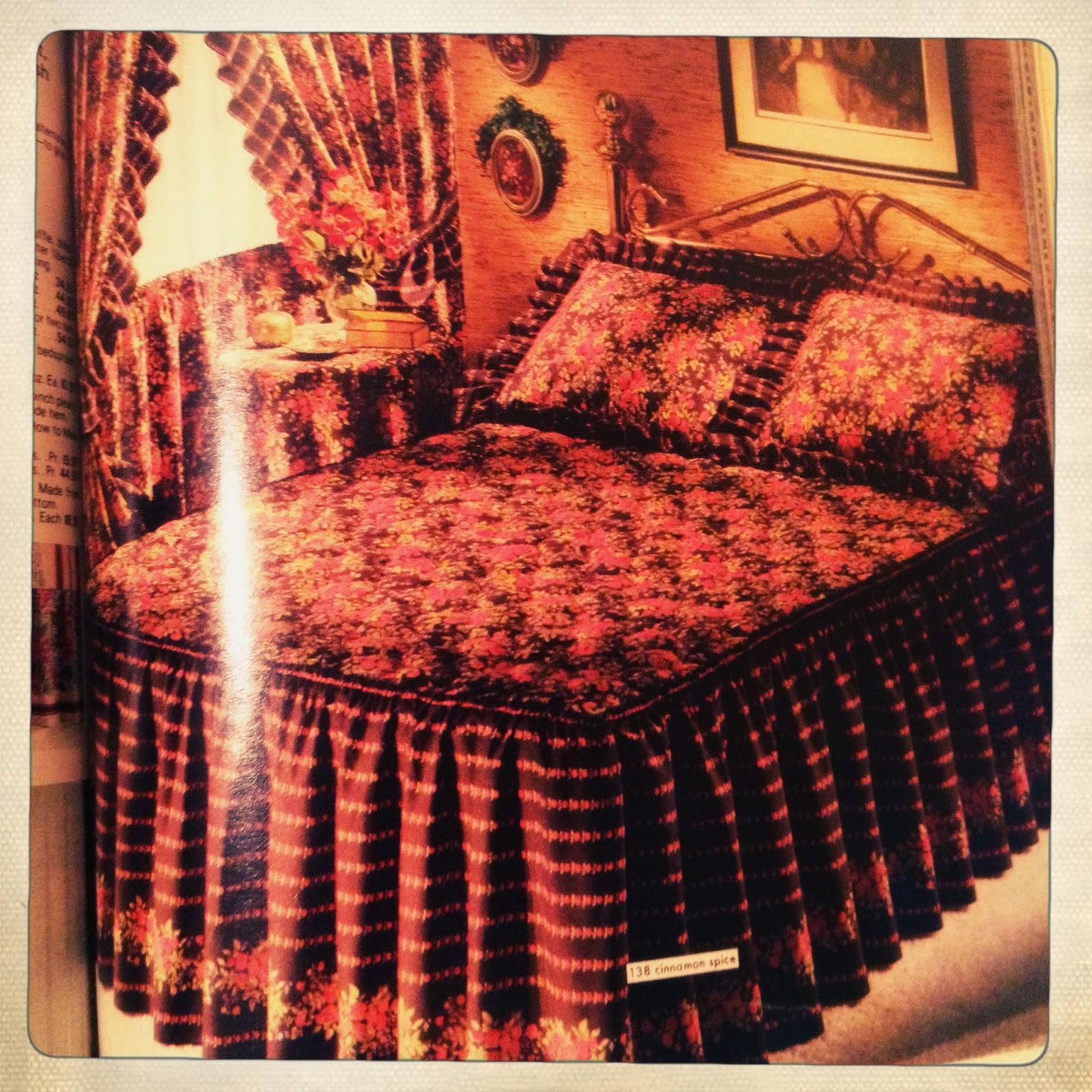 ELEVEN VERY UGLY BEDSPREADS FROM THE 1976 MONTGOMERY WARD CATALOG