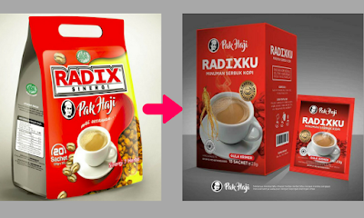 kopi radix kemasan baru