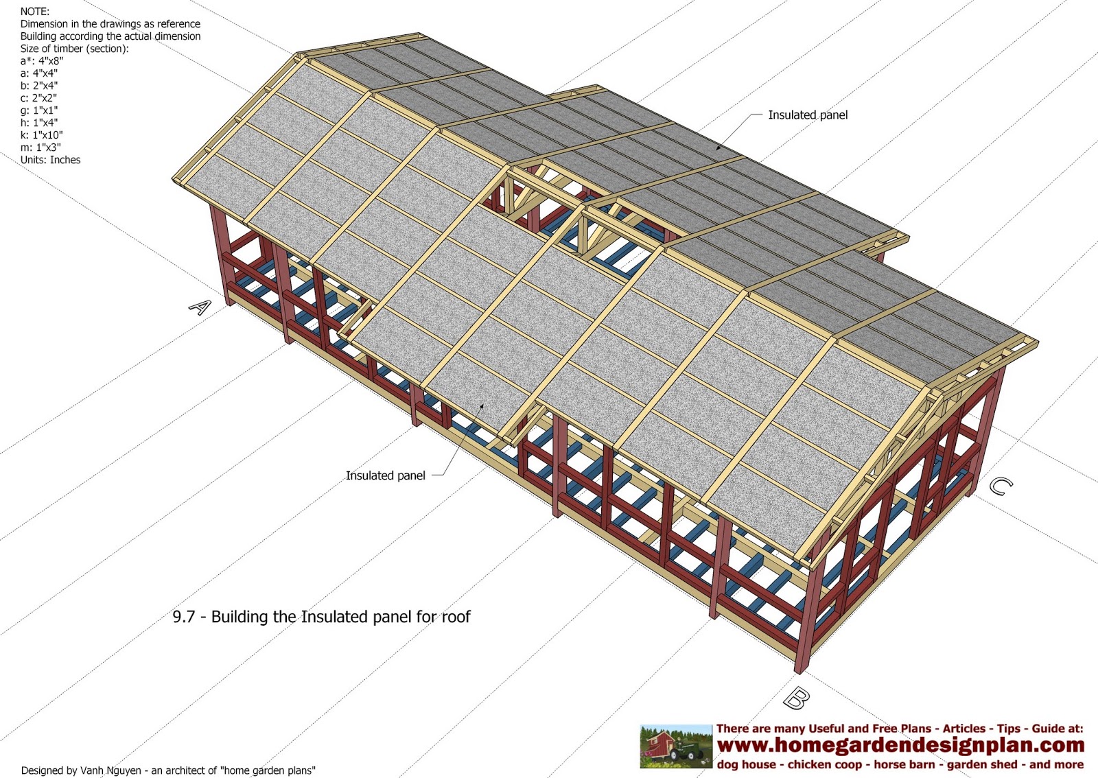garden shed construction drawings