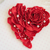 DIY Rose Heart Wreath Wall Decor