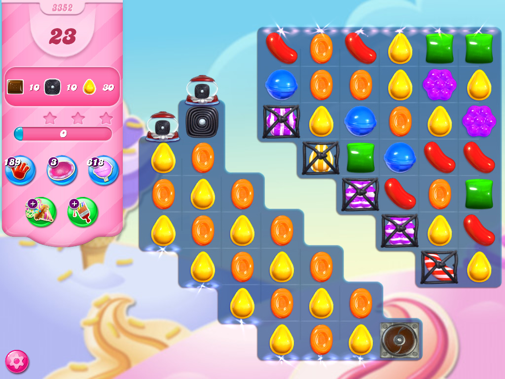 Candy Crush Saga level 3352 Candy Crush Saga level 3352