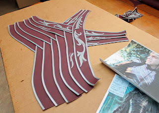 Lord Elrond chest armor work in progress.