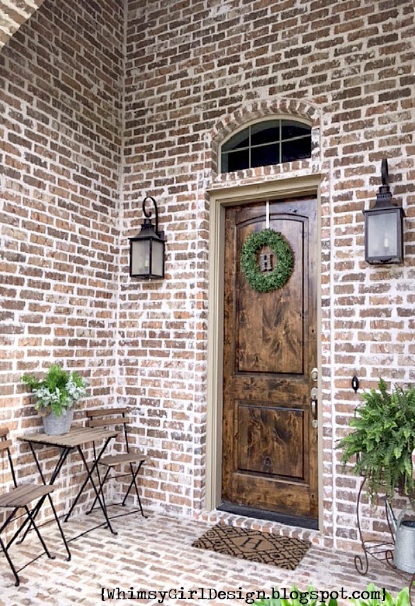 Whimsy What S New Wednesday Our Front Porch I Usually Pay Around 10 And They Last Well Into The Winter Think Plants Add So Much Character To Porch Our Little Bistro Set