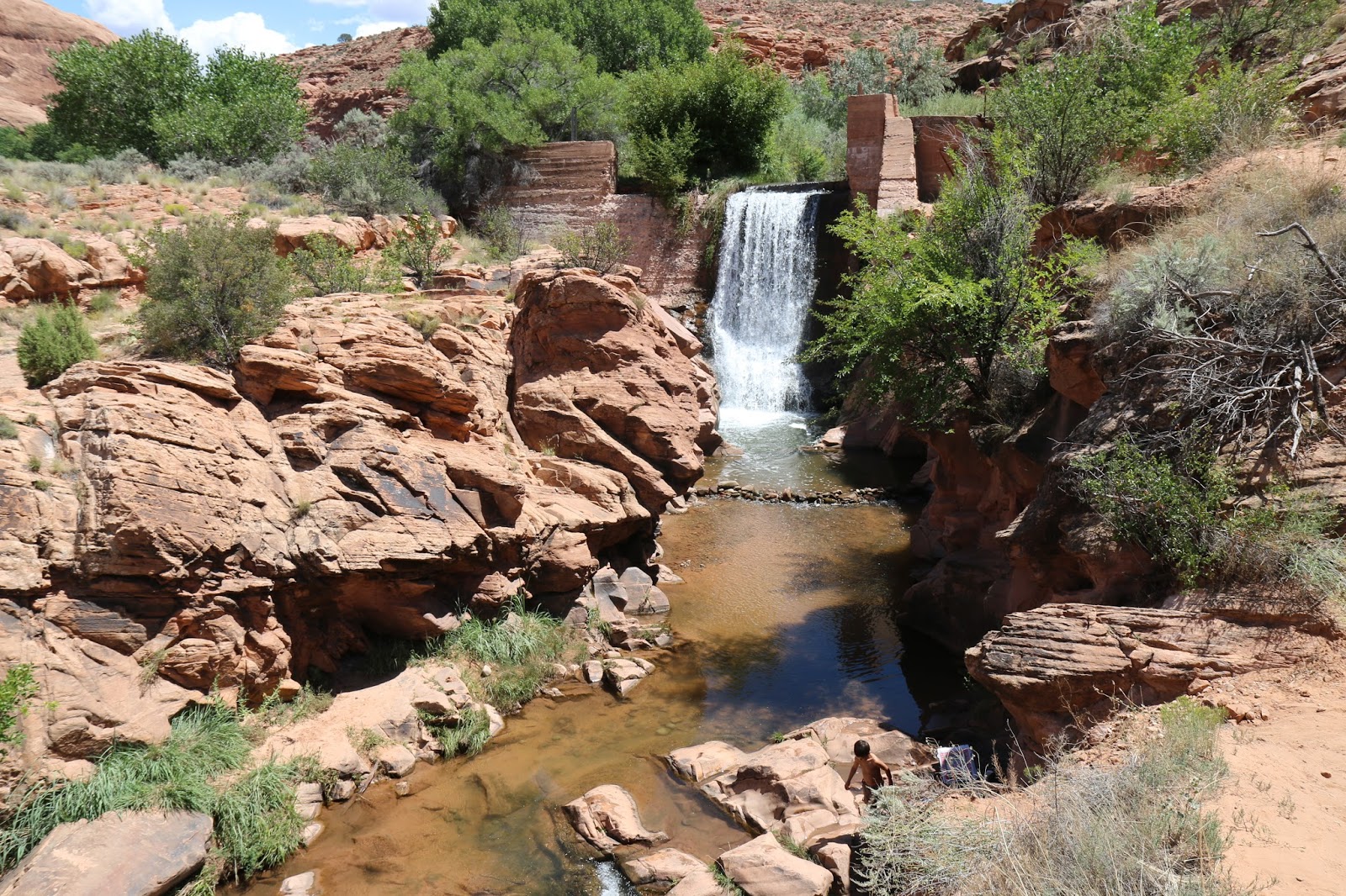 Mill Creek Waterfall and Rock Art