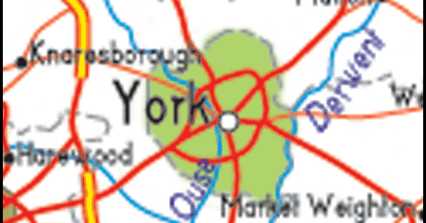 Map of York City Picture | United Kingdom Map Regional City Province