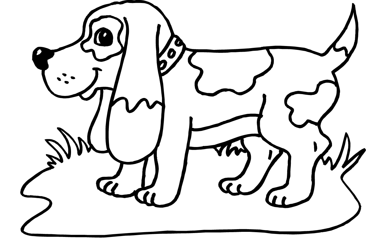 Download Basset Hound Coloring Pages