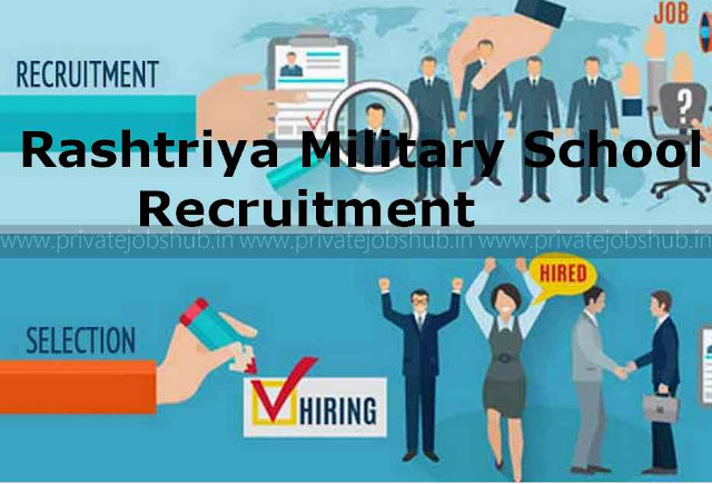 Rashtriya Military School Recruitment Rashtriya Military School Recruitment