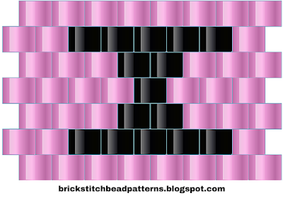 Free Brick Stitch Alphabet 1 Bead Pattern I Download