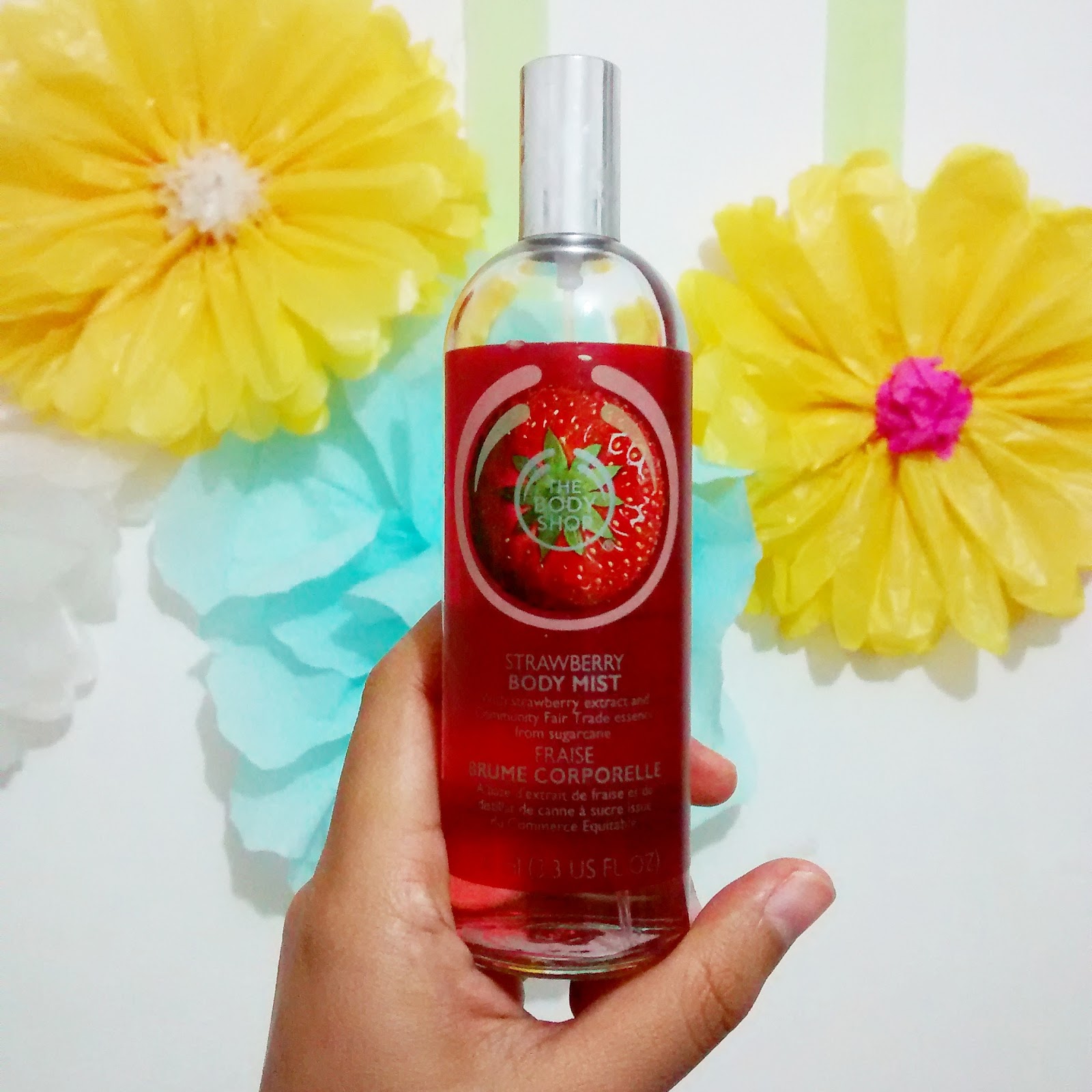 Esambot Product Review The Body Shop Strawberry Fragrance Mist