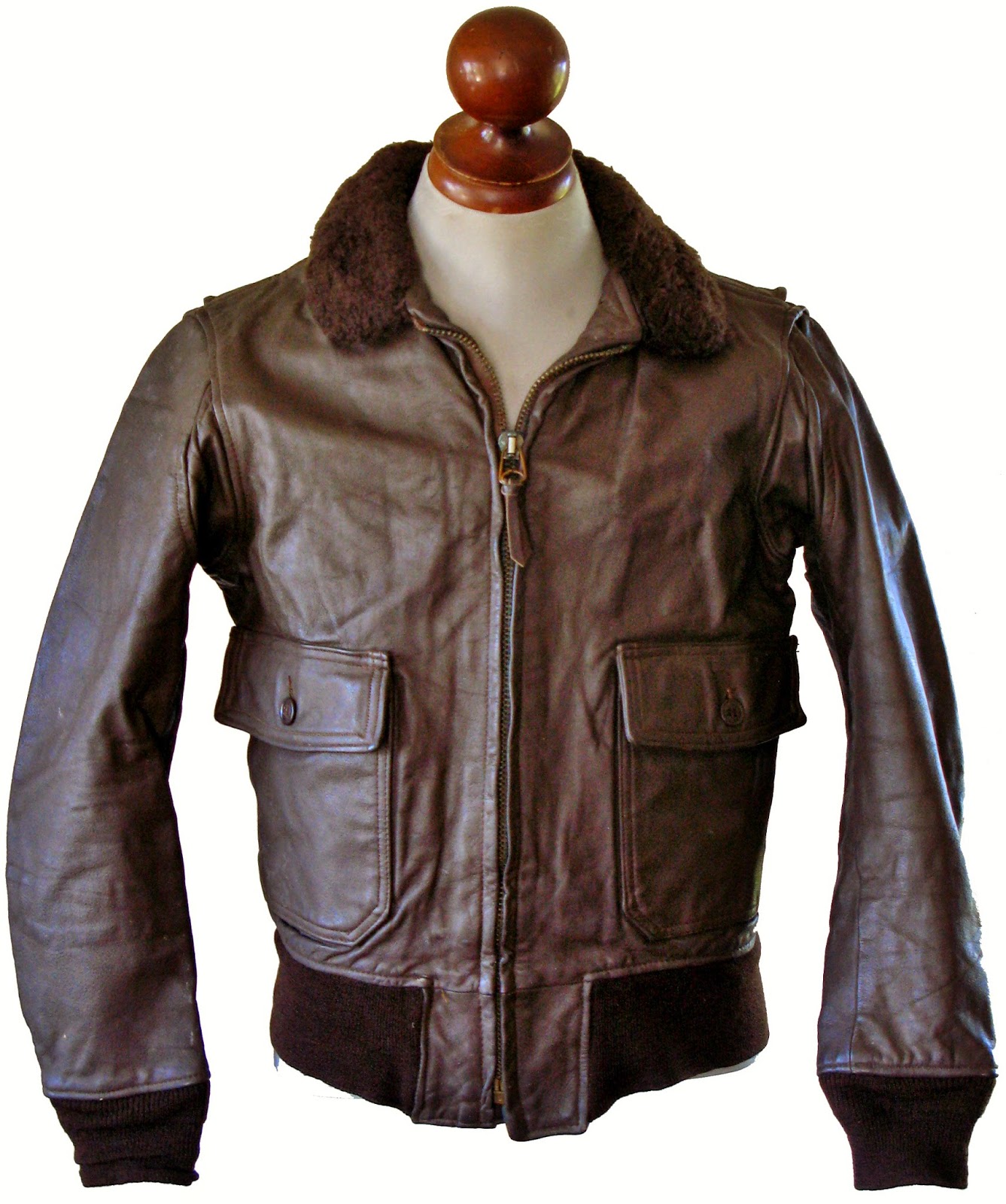G-1 flight jacket with General zipper