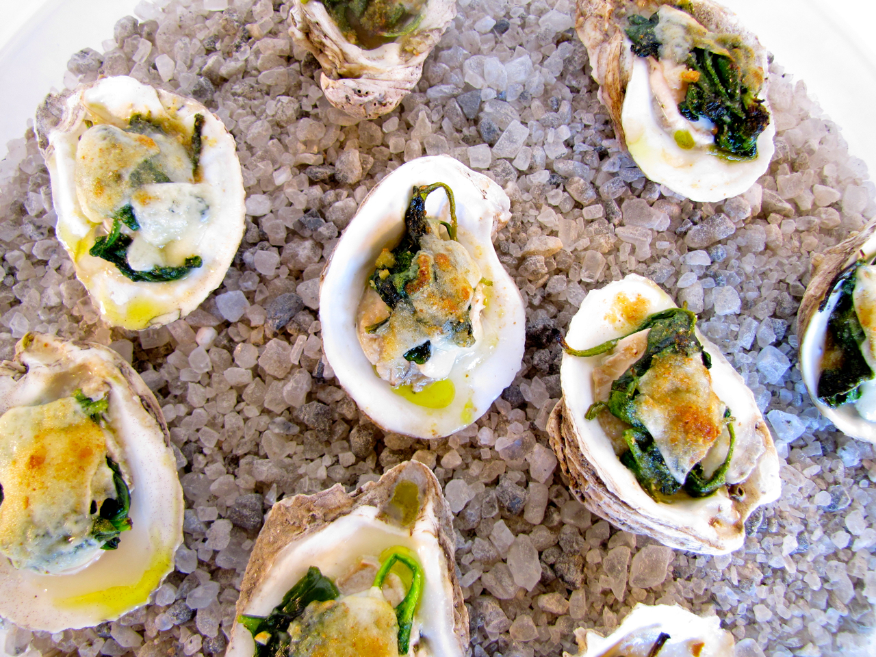 ChowGals Oysters Rockefeller
