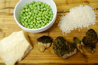 Good Food Happy Man: Risotto with English Peas and Morels