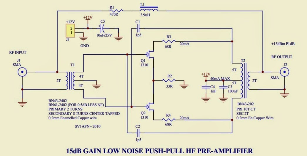 La Radio a 360°: HF Pre-Amplifier (500 KHZ - 54 MHZ) or (30 KHz – 30 MHz)