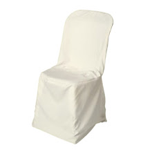 Nathanael Ivory Bistro Chair Cover