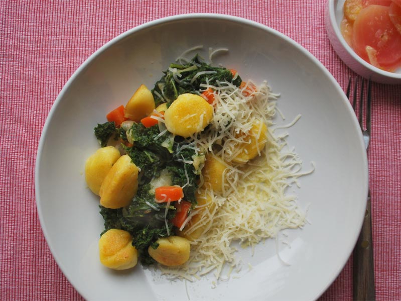 Gnocchi mit Grünkohlgemüse | pastasciutta