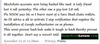 Blackchain account hack