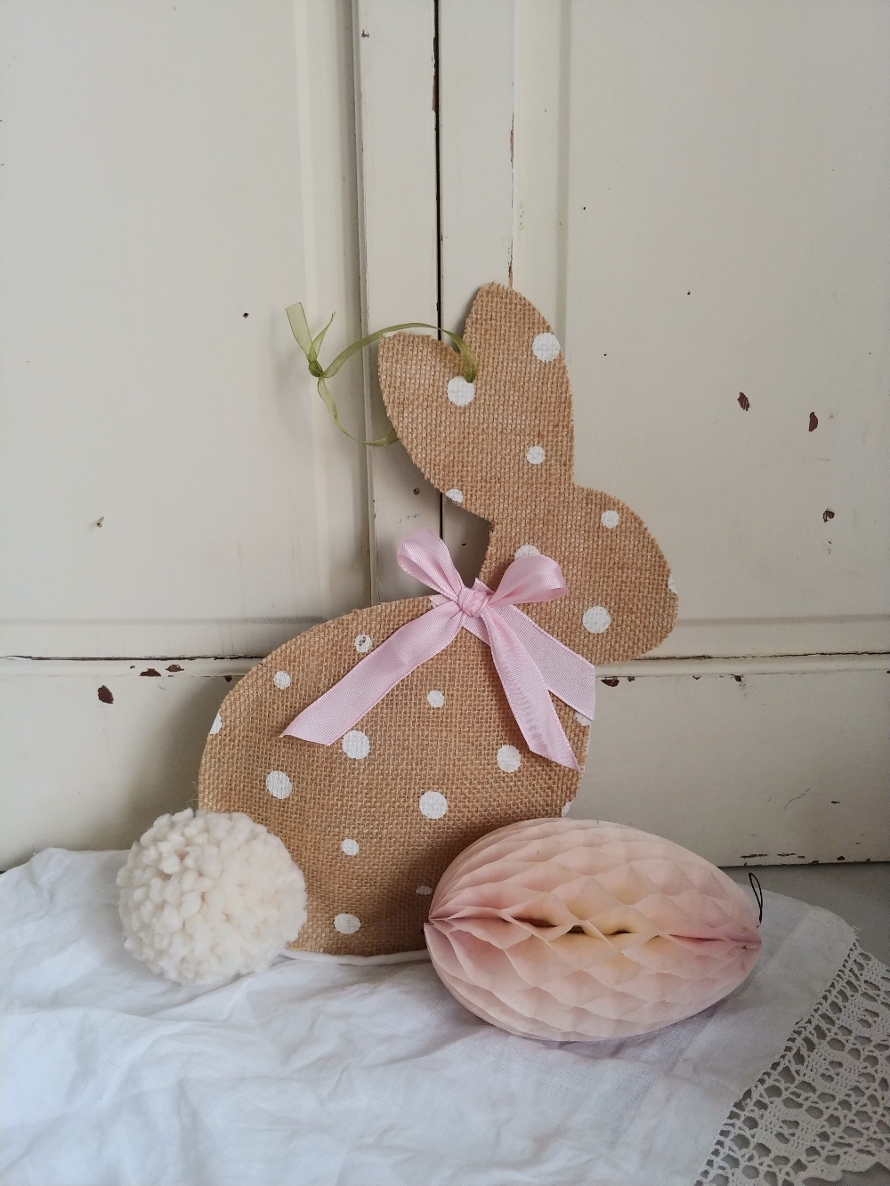 Dollar Store Bunny Makeover Little Vintage Cottage