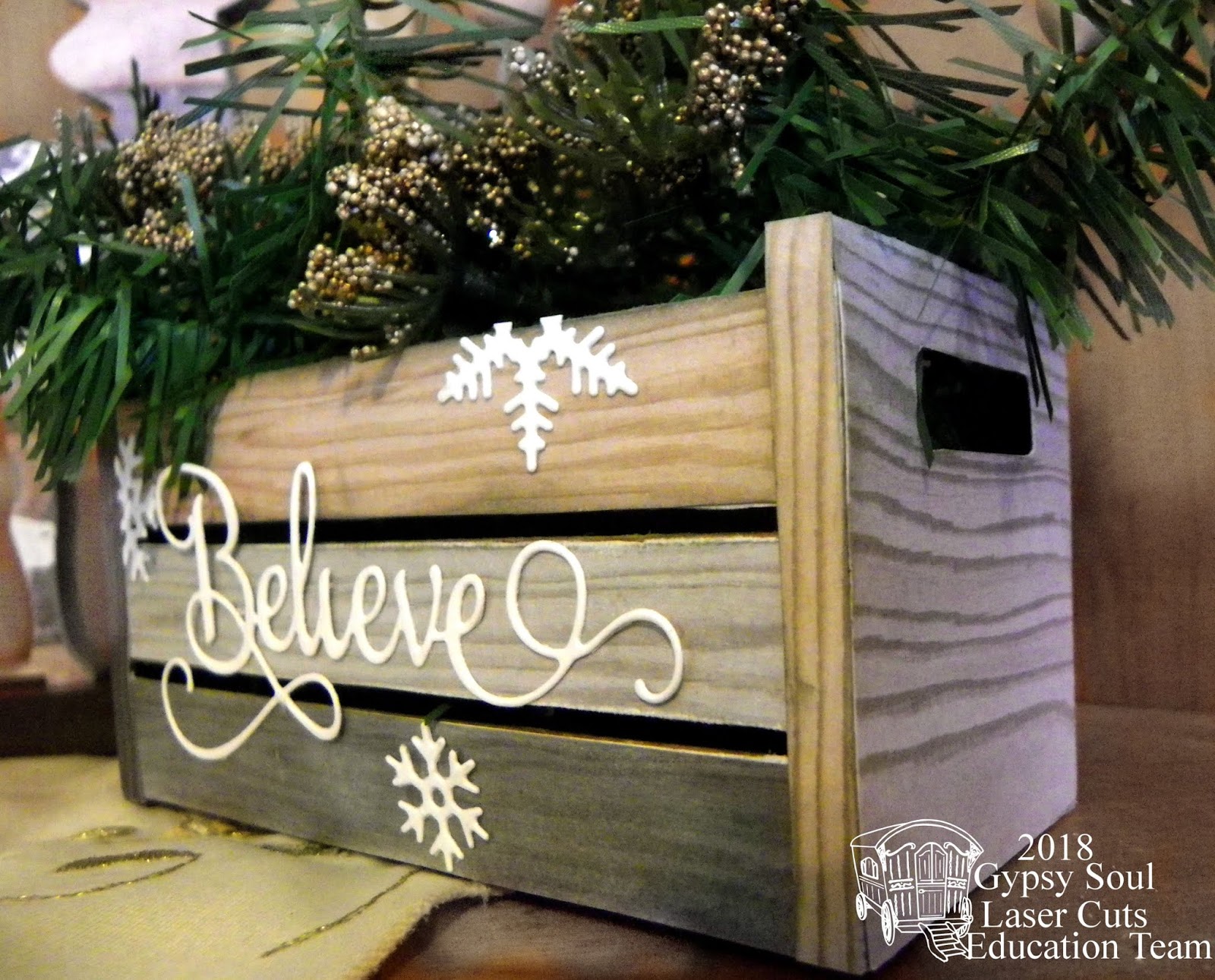 GSL Cuts Rustic Christmas Crates