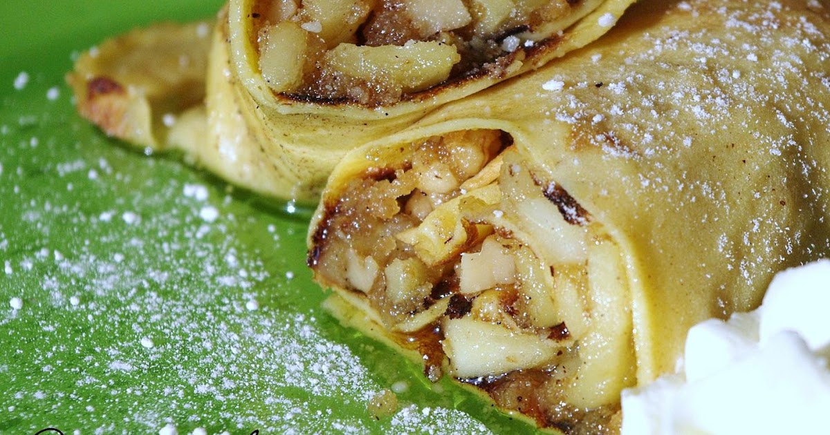 stuttgartcooking: Palatschinken mit einer Apfelstrudel-Füllung und ...