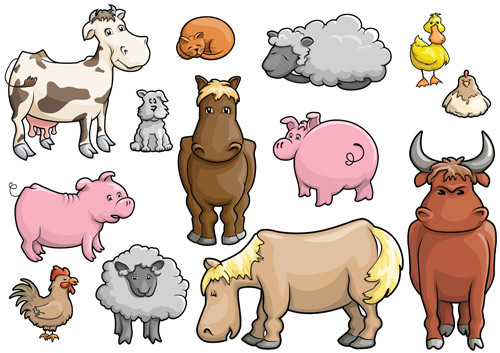 clipart farm animals cartoon - photo #33