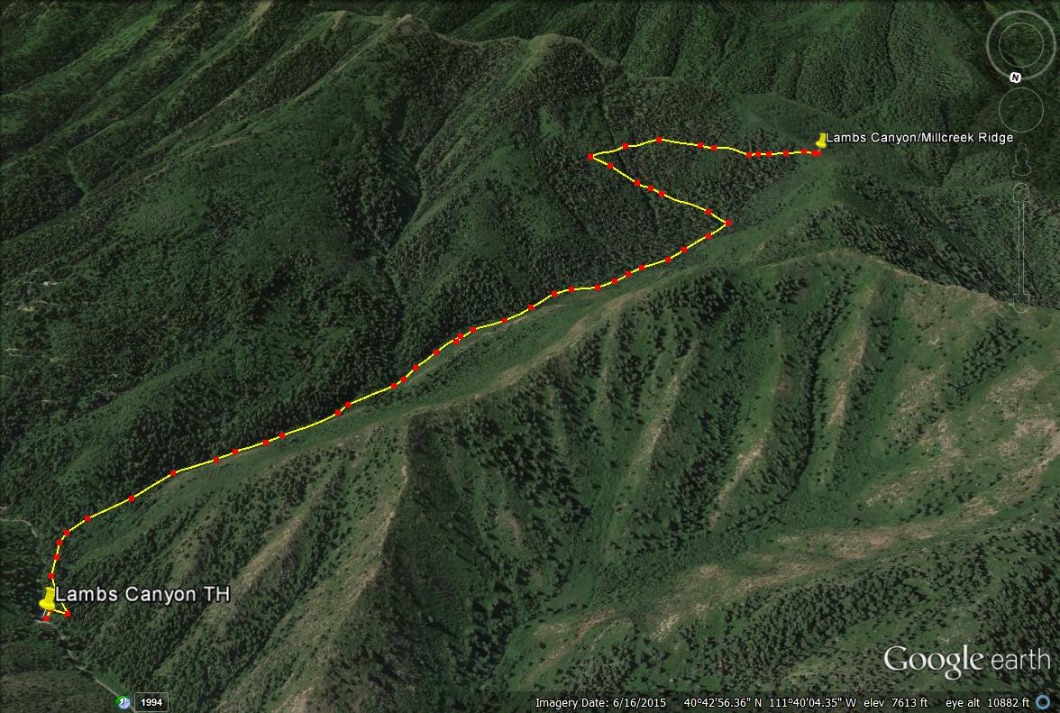 Lambs Canyon Girl on a Hike