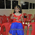Cute Baby in Blue and Red Lehenga
