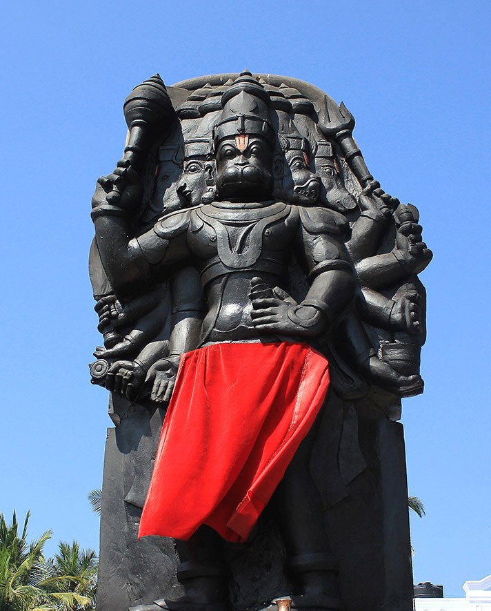 Tamilnadu Tourism Panchamukha (fivefaced) Hanuman Temple, Rameshwaram