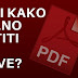 Zašto i kako pravilno koristiti PDF fajlove?