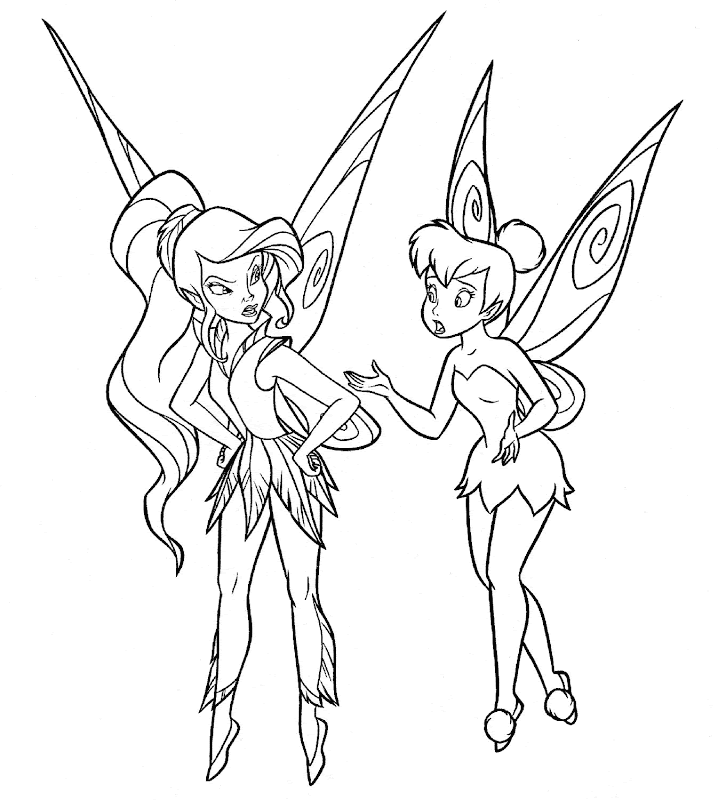 vidia tinkerbell coloring pages for kids title=
