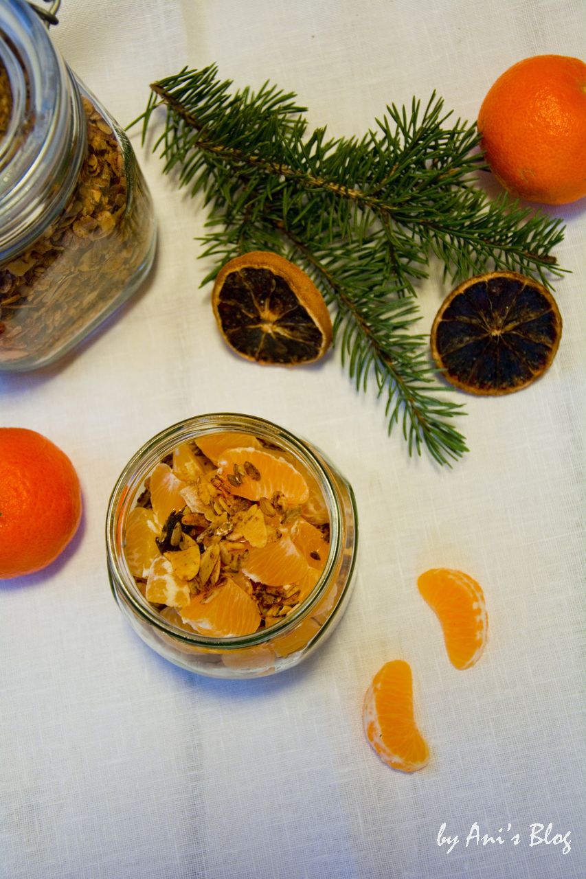 { Frühstück } Spekulatius-Mandarinen-Parfait mit Spekulatius-Aprikosen ...