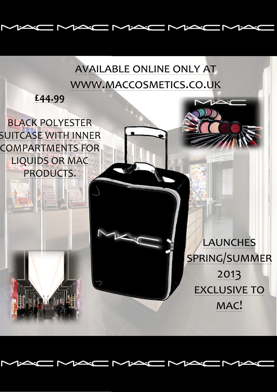In Transit Accessory Brief PROMOTIONAL Poster/Flyer for Suitcase