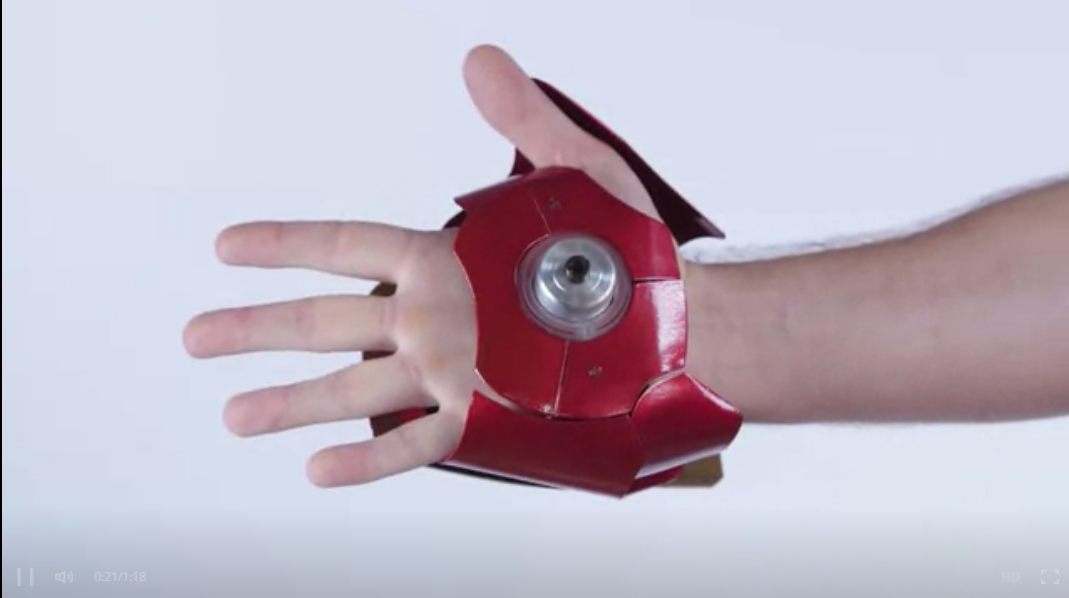 The Humpday Must Watch A Reallife Iron Man Glove Does Exist