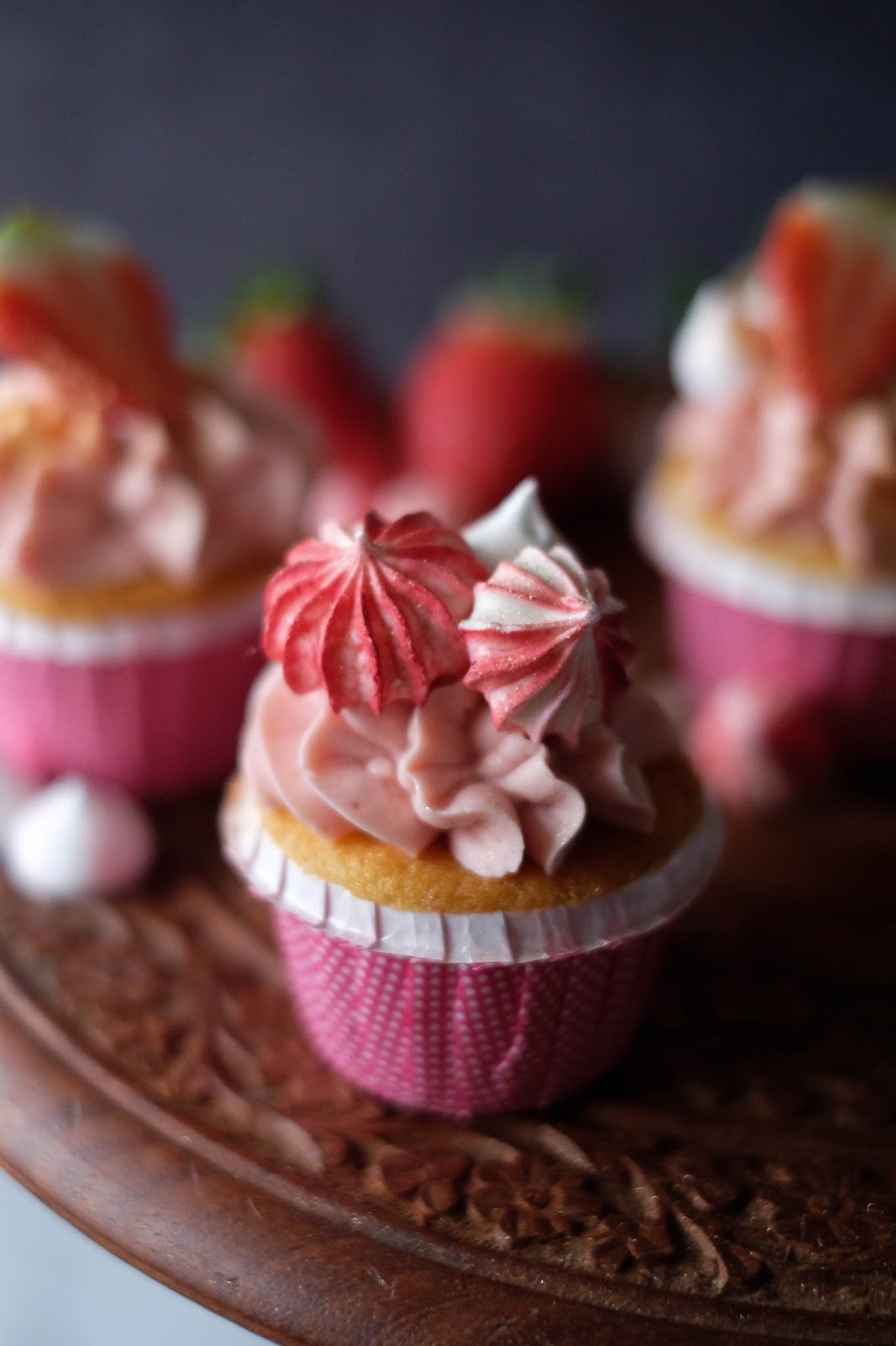 Erdbeer, Marshmallow Cupcakes | Marion&amp;#39;s Kaffeeklatsch